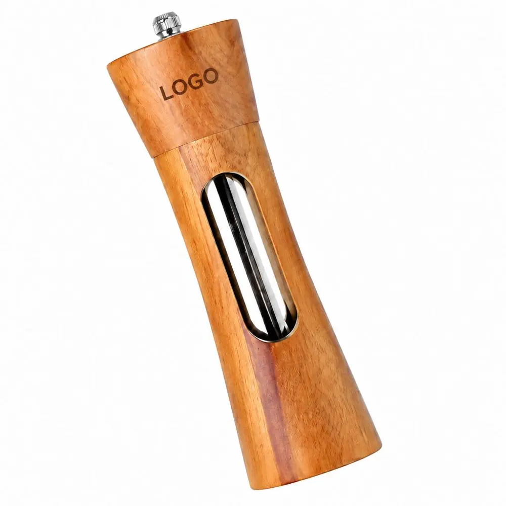 Wooden Salt and Pepper Mill with Ceramic Grinder
