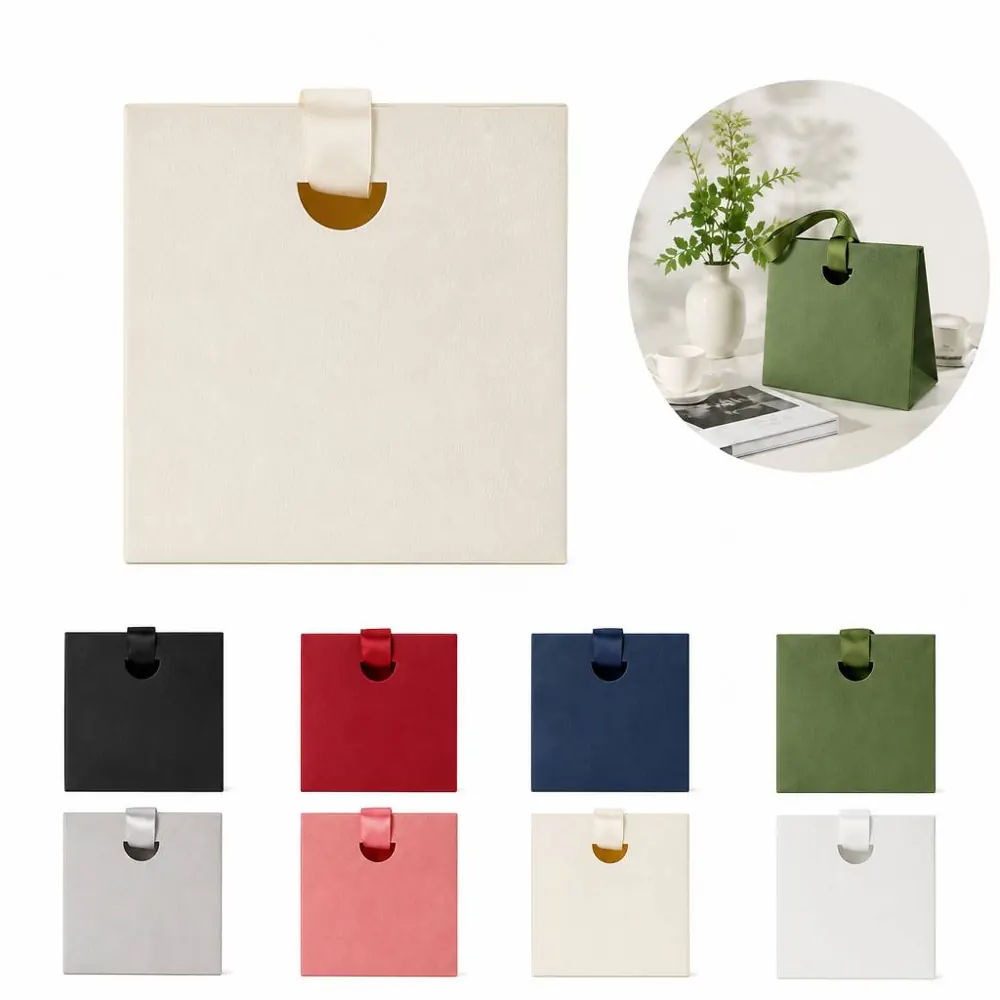 Eco-Friendly Paper Gift Bag with Satin Ribbon 2