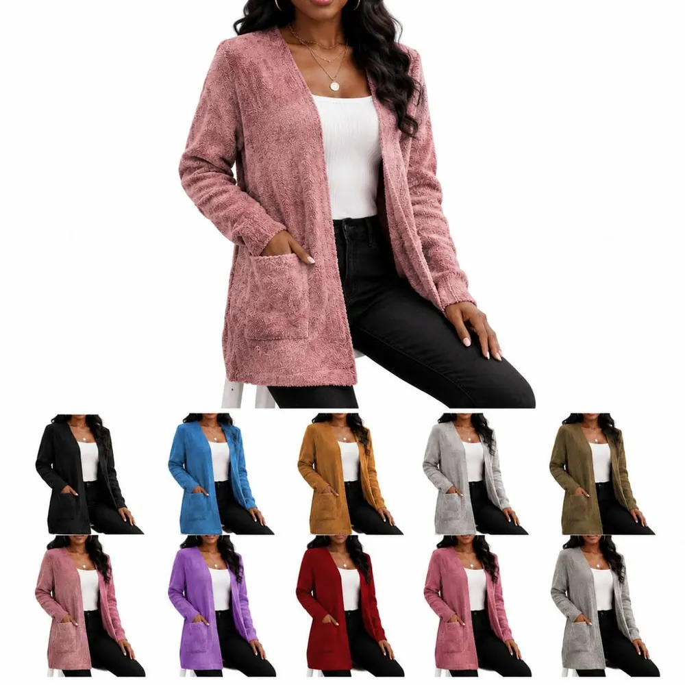 Women's Lightweight Open Front Cardigan Sweater 2