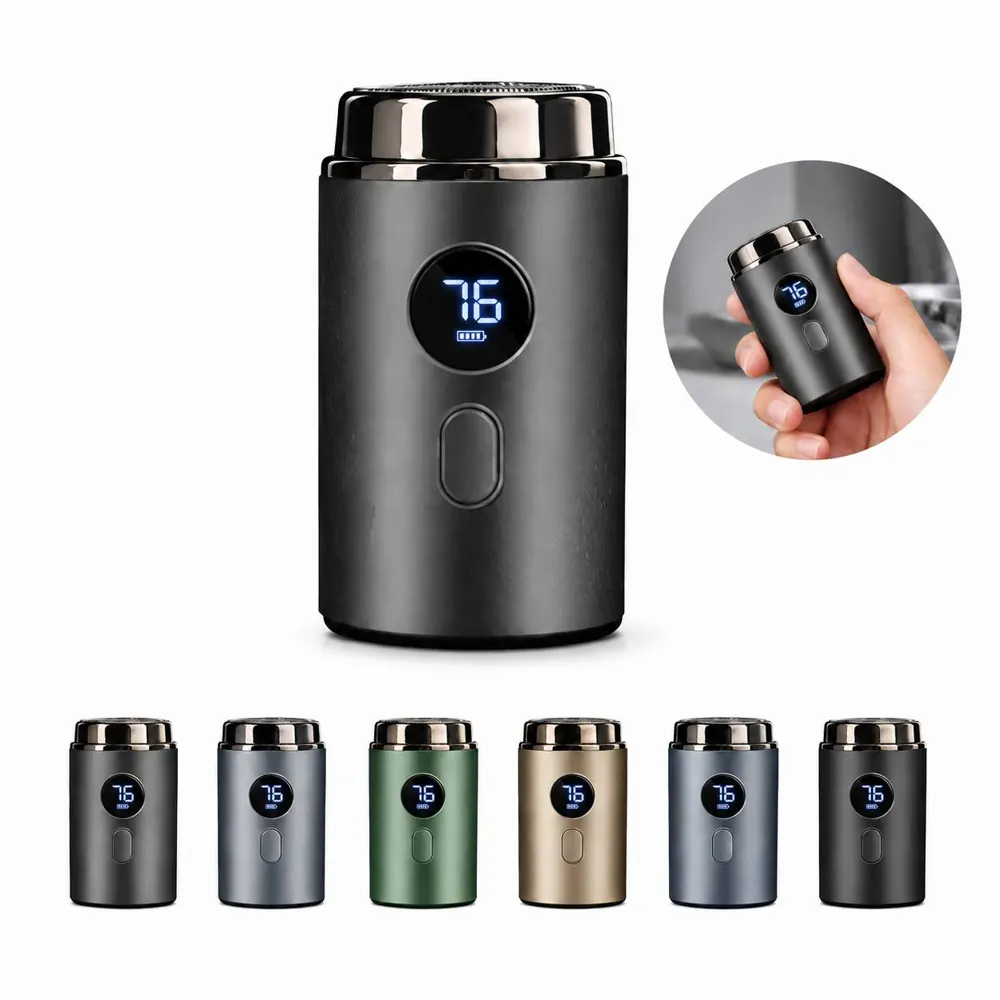 Compact Rechargeable Electric Shaver for Travel and Home 2