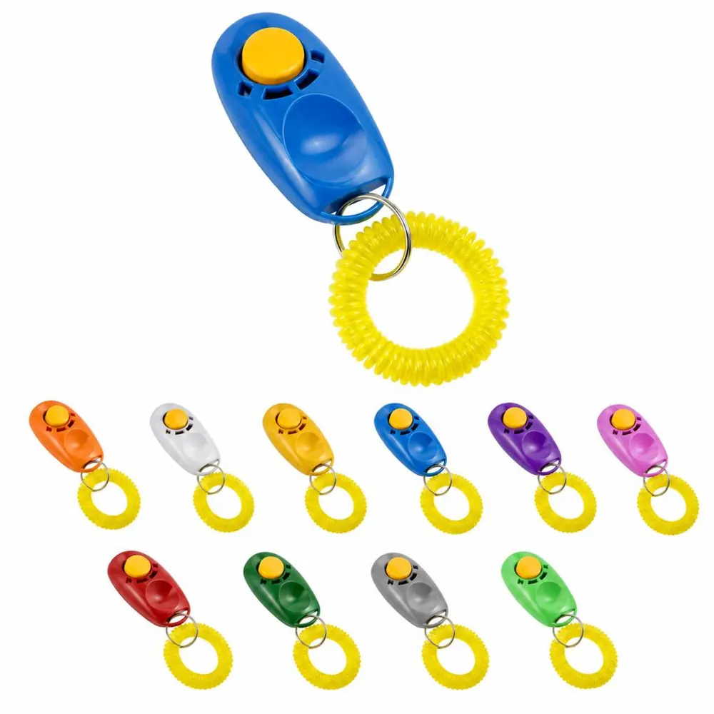 Pet Training Clicker with Wristband for Dogs Cats 2