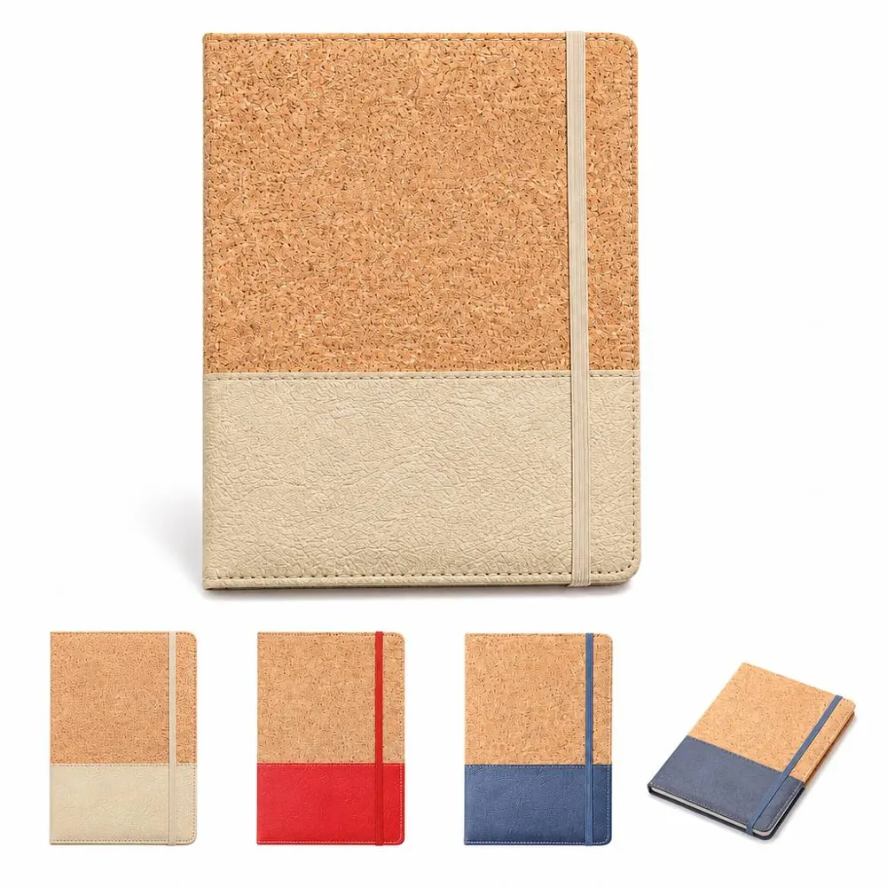 A5 Cork Texture PU Leather Notebook for Writing 2