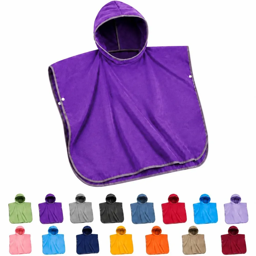 Kids Cotton Hooded Towel for Beach and Pool 2