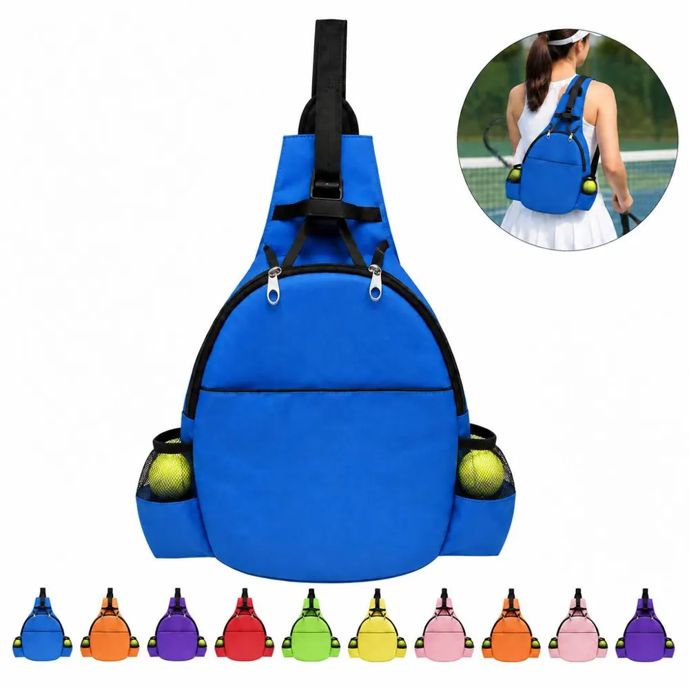 Custom Tennis Racket Backpack with Padded Compartment 2