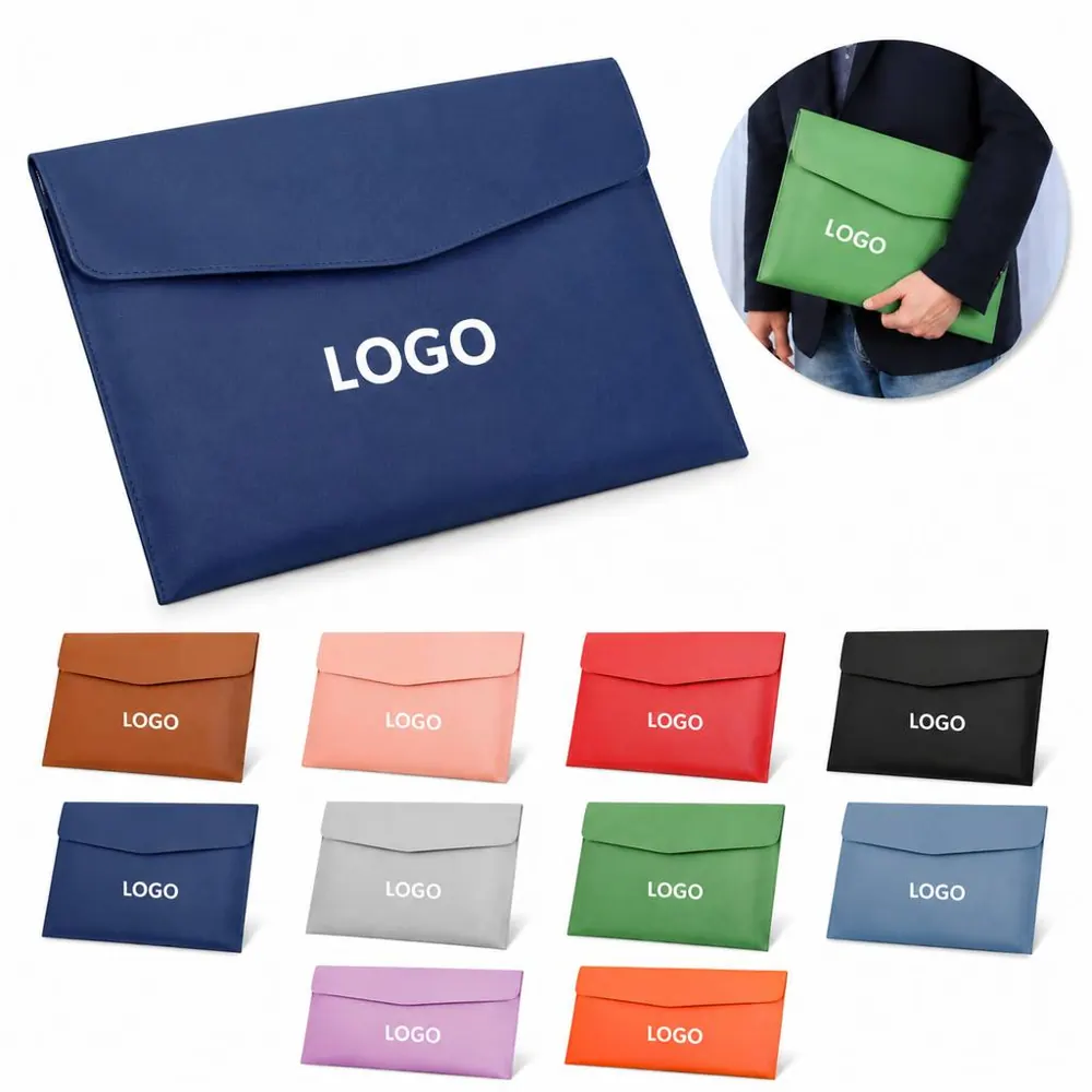 A4 Document Organizer in Waterproof PU Leather