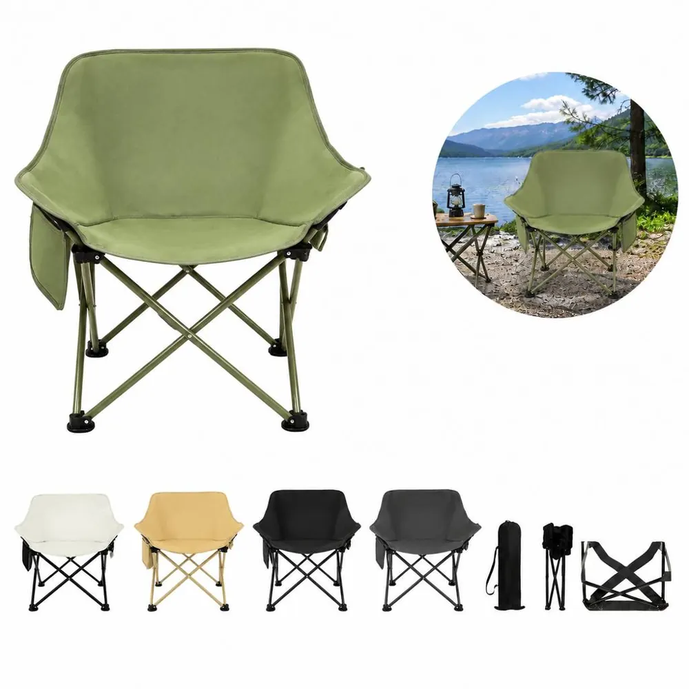 Portable Outdoor Folding Chair for Camping and Picnics 2