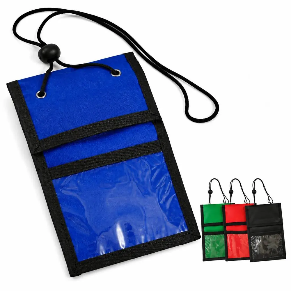 Adjustable Neck Strap ID Badge Holder with Key Ring 2