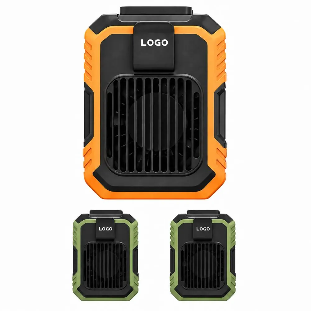 Portable Rechargeable Waist Clip Fan with Adjustable Speeds