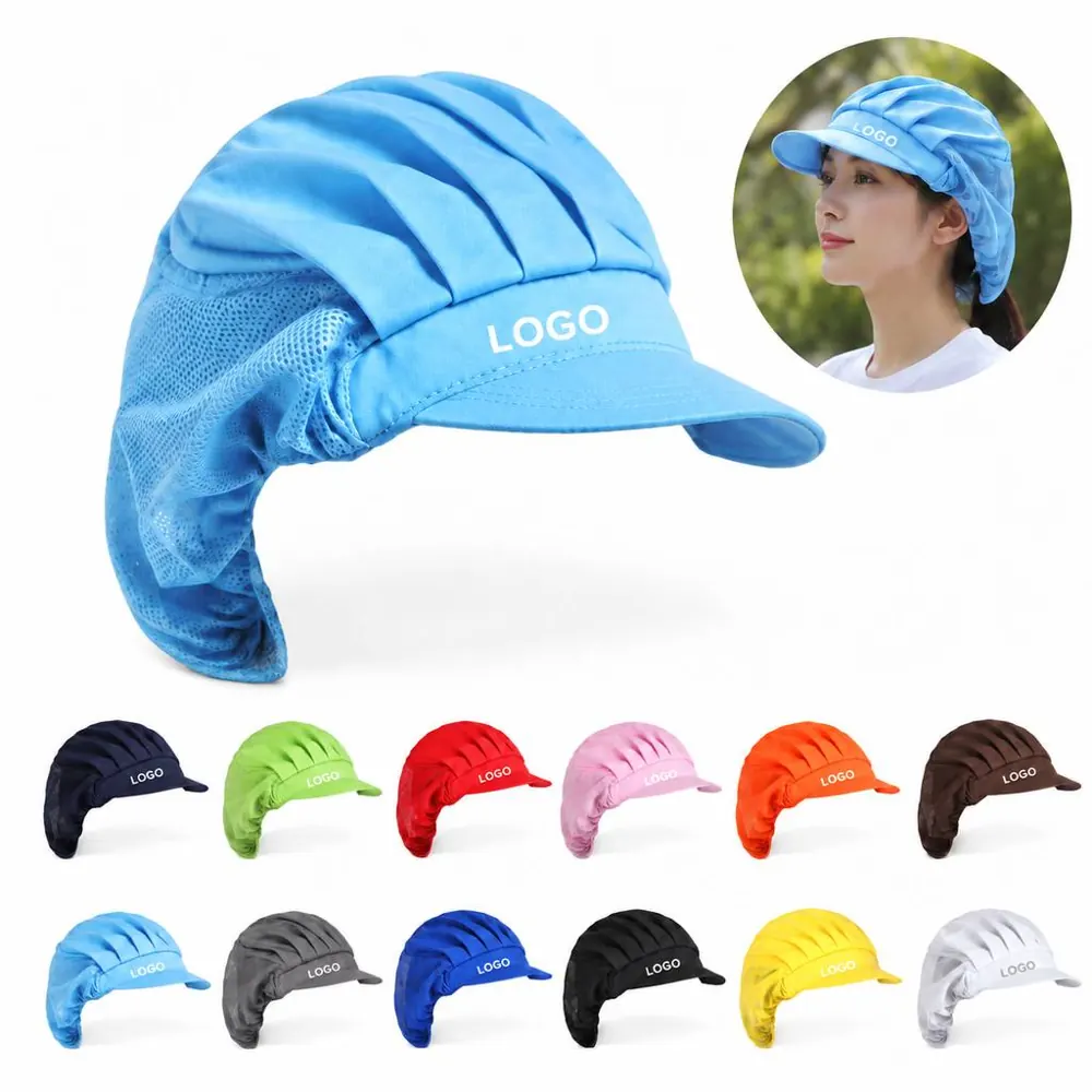 Adjustable Breathable Chef Hat for Kitchen Food Service