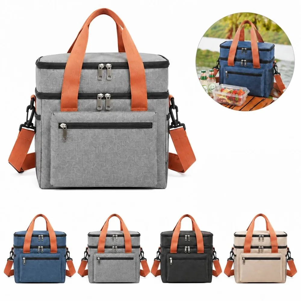 Thermal Insulated Picnic Cooler Bag for Outdoor Meals 2