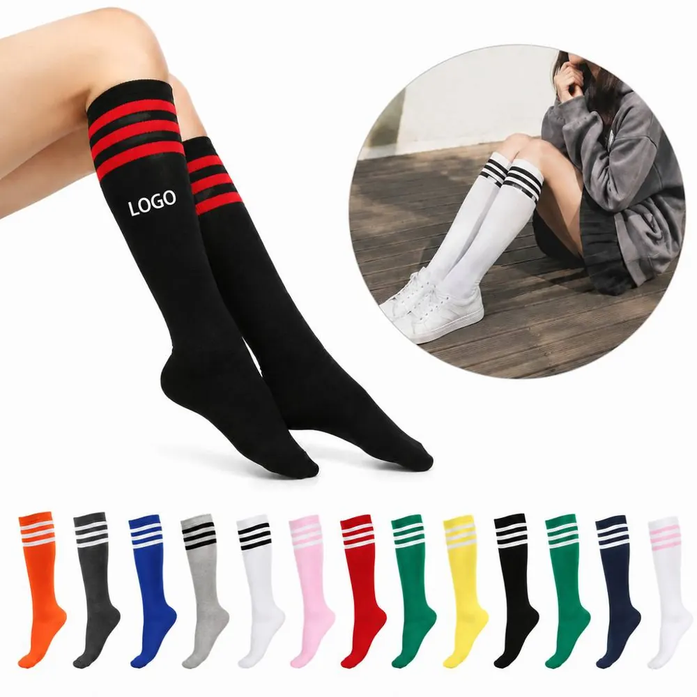 Moisture-Wicking Knee-High Athletic Socks for Training