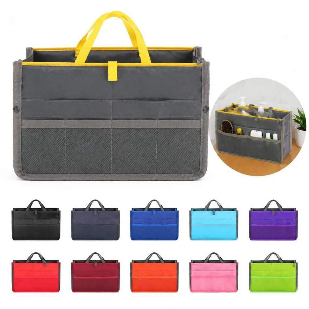 Large-Capacity Foldable Nylon Storage Bag with 13 Pockets 2
