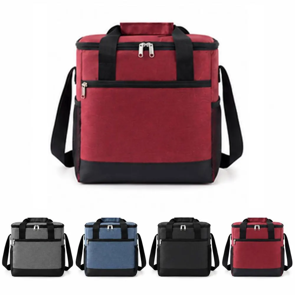 Insulated Foldable Lunch Bag for Picnics and Commutes 2
