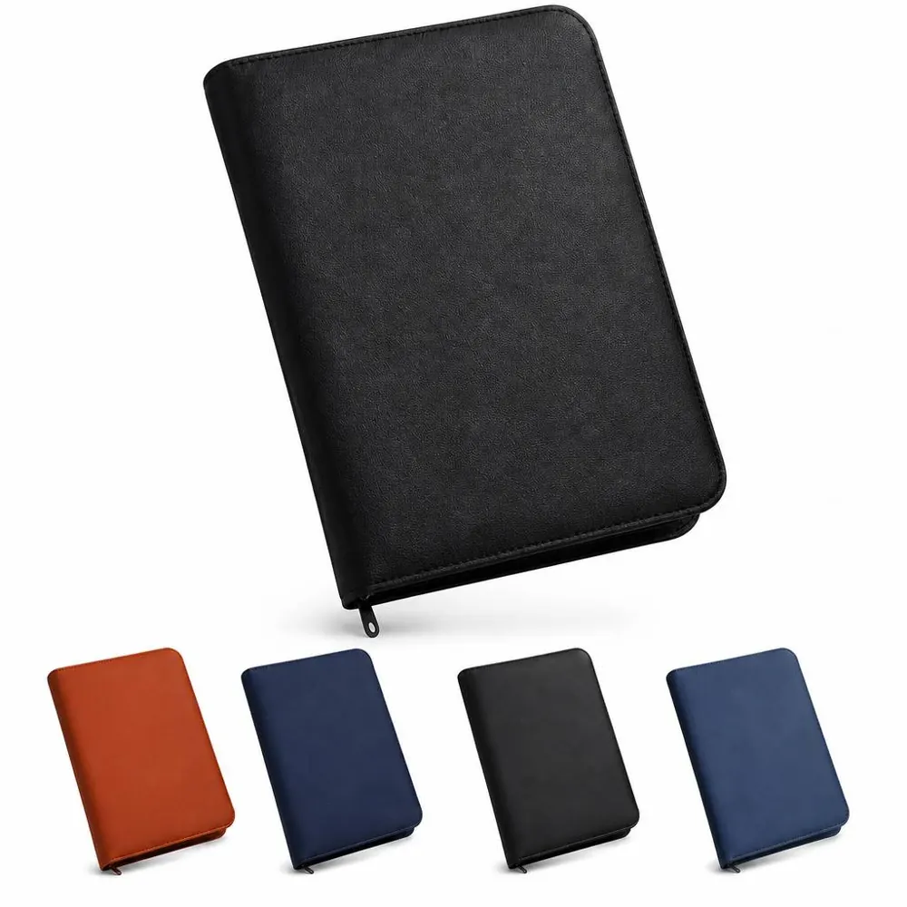 Zippered Business Portfolio with Refillable Notebook 2