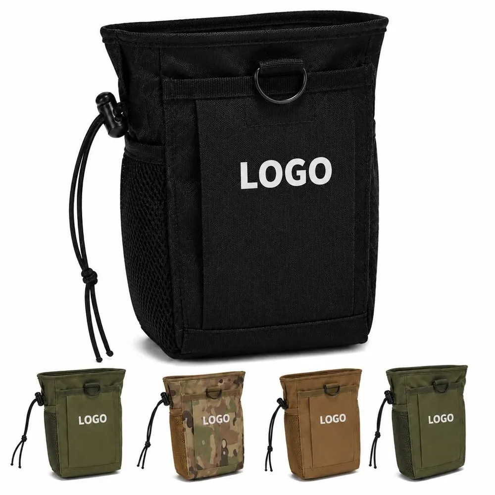 Compact Multi-Pocket Oxford Waist Pouch