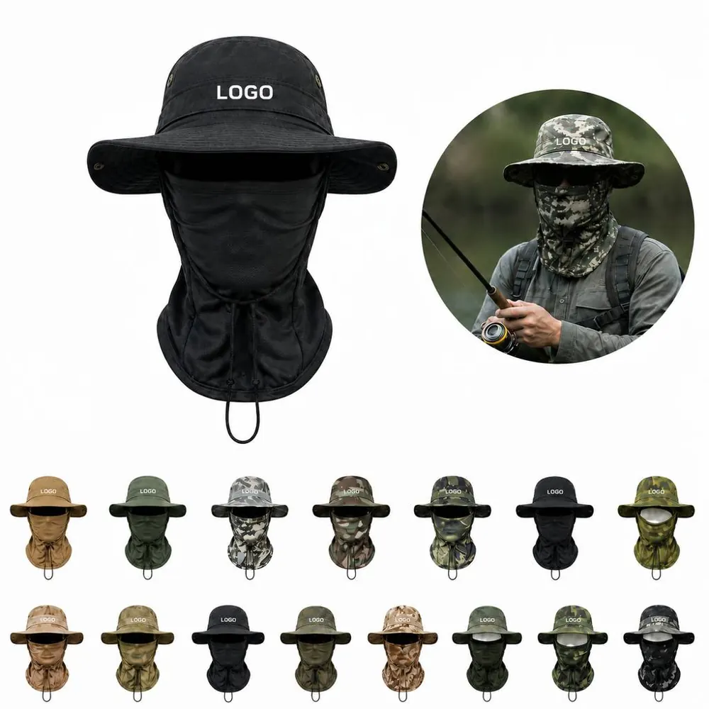 Wide Brim UPF 50 Outdoor Fishing Sun Hat