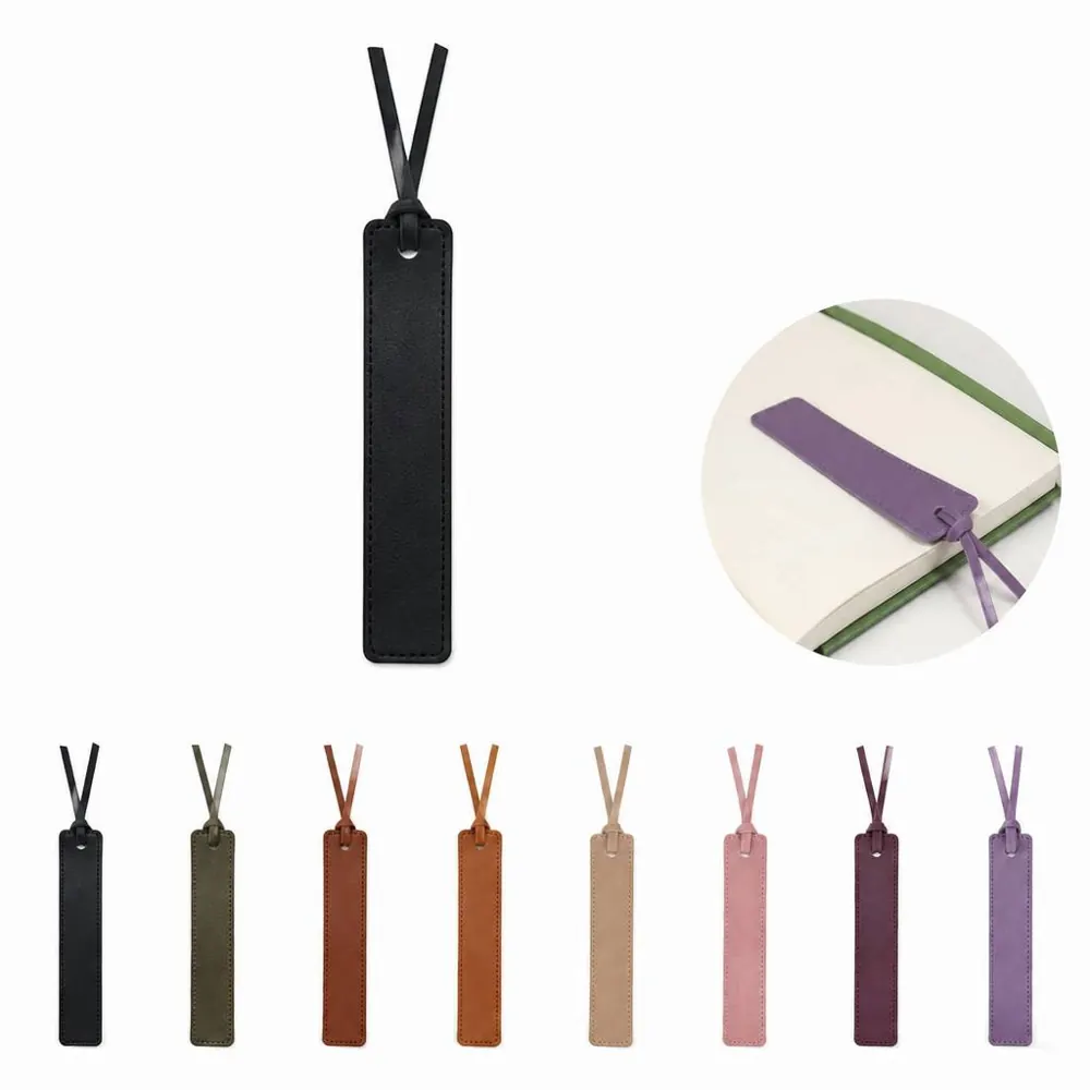 Flexible PU Leather Bookmark for Reading 2