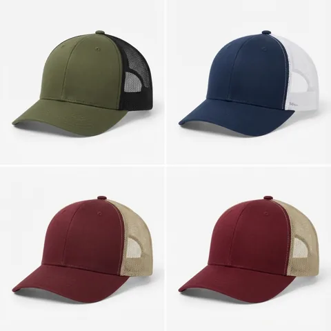 Breathable Mesh & Brushed Cotton Trucker Snapback