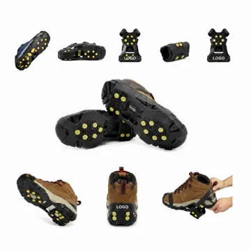 Ice Traction Cleats with Metal Spikes for Snowy Walks
