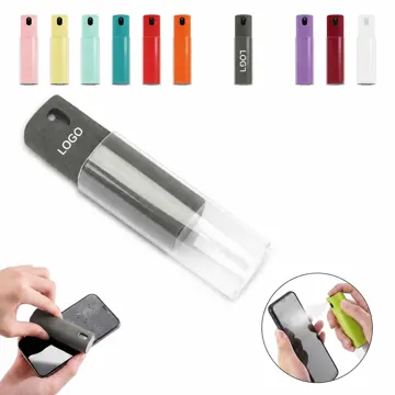 Refillable Screen Cleaner Spray with Microfiber Pad