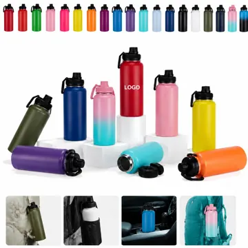 32oz Vacuum Insulated Tumbler with Straw Lid, Double-Wall