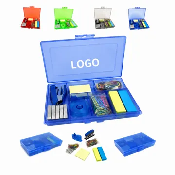 7-Piece Mini Stationery Kit with Scissors, Stapler & Tape