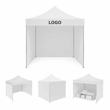 10 ft 3-Wall Canopy Tent with Detachable Sidewalls