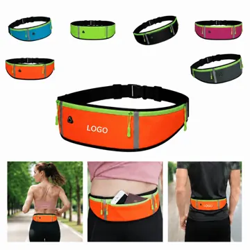 Water-Resistant Neoprene Running Waist Pack with Adjustable Strap