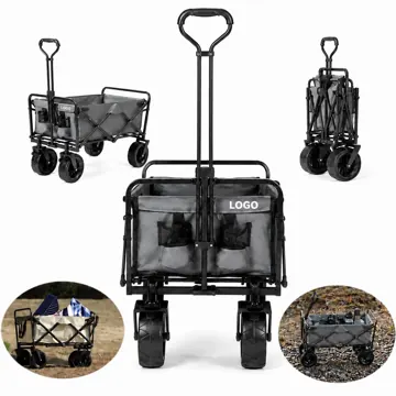 Collapsible Folding Utility Wagon Cart with All-Terrain