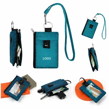RFID Blocking Travel Wallet with Clear ID Window