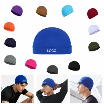 Moisture-Wicking Cooling Skull Cap Beanie, Tactical Camo