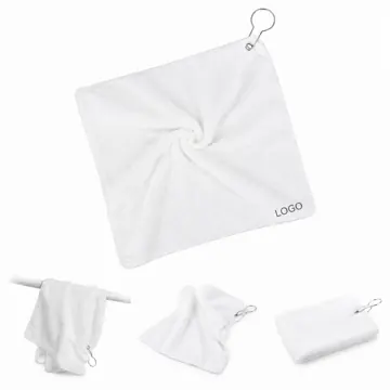 Microfiber Golf Towel 11.8x11.8 Sublimation High Absorbent