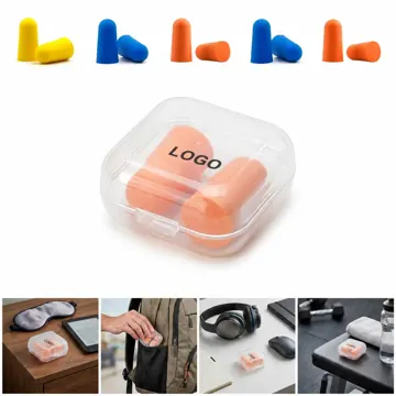 32dB Noise-Reduction Ear Plugs with Clear Case