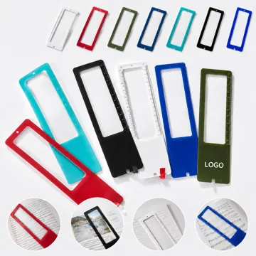 3-in-1 Magnifier Bookmark Ruler for Reading & Measuring