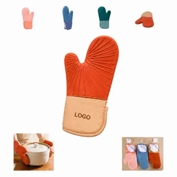Silicone Oven Mitt Heat-Resistant for Cooking Baking