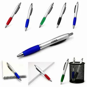 Ergonomic Gourd Silicone Grip Ballpoint Pen for Smooth