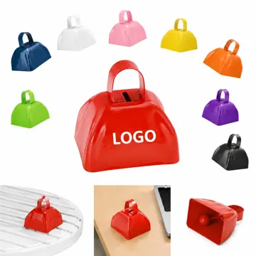 Customized 3-Inch Metal Cowbell for Sports & Fitness