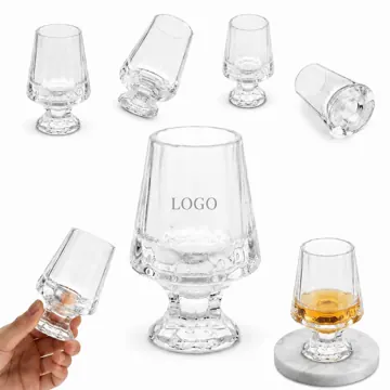 Short Stem Whiskey Glass 2.4oz for Tasting & Aroma