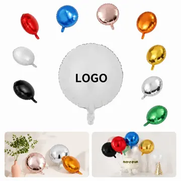 18" Round Mylar Balloon Assorted Colors for Party Decor