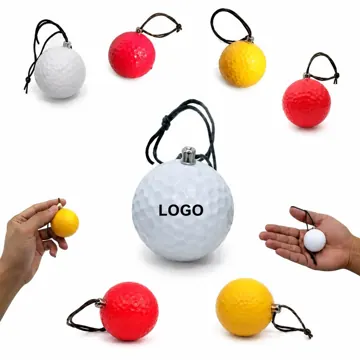 Custom Golf Ball Ornament with Sturdy Base Display