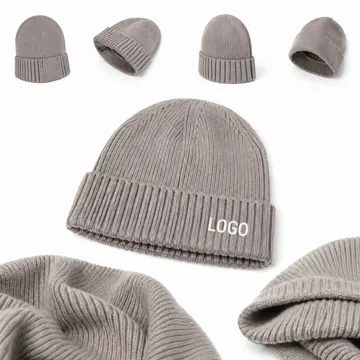 Thick Knit Cuff Beanie Winter Hat for Cold Weather