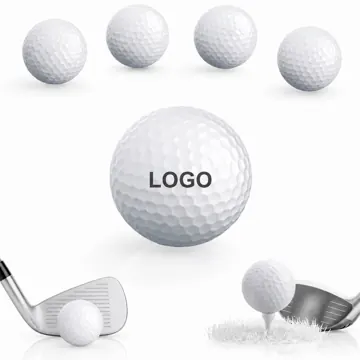 Titanium Mesh Golf Ball, 2-Layer Surlyn Cover for Distance