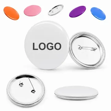 Custom Metal Pin Badge with Secure Clasp for Customization