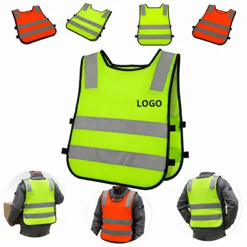 Kids Reflective Safety Vest High Visibility Night Outdoor