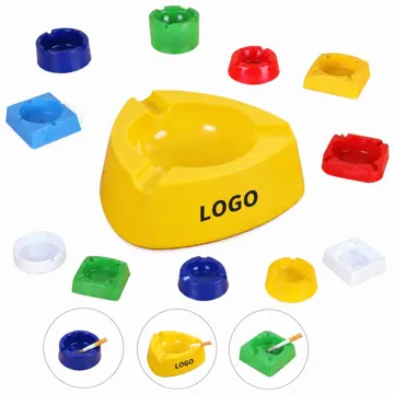 Portable Heat-Resistant Silicone Ashtray for Travel