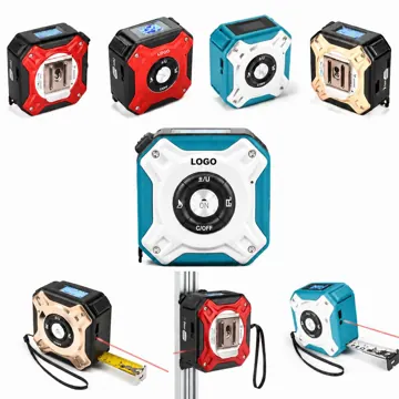 2-in-1 Digital Laser Tape Measure with Precise Distance
