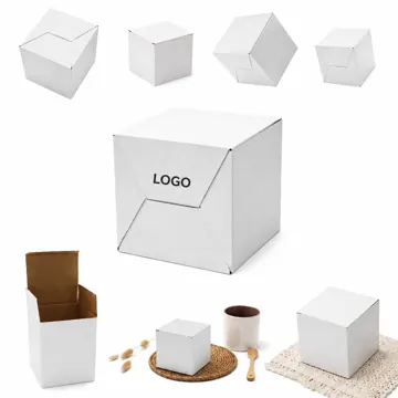 Eco-Friendly Sturdy White Gift Box for Jewelry and Small