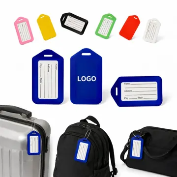 Waterproof PP Luggage Tag Holder with ID Card Slot