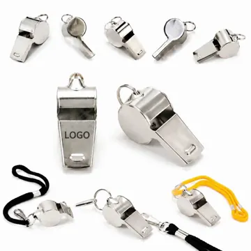 Stainless Steel Whistle with Lanyard for Coaches, Referees