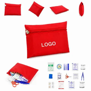 Car Emergency First Aid Kit 14-Piece Compact Set
